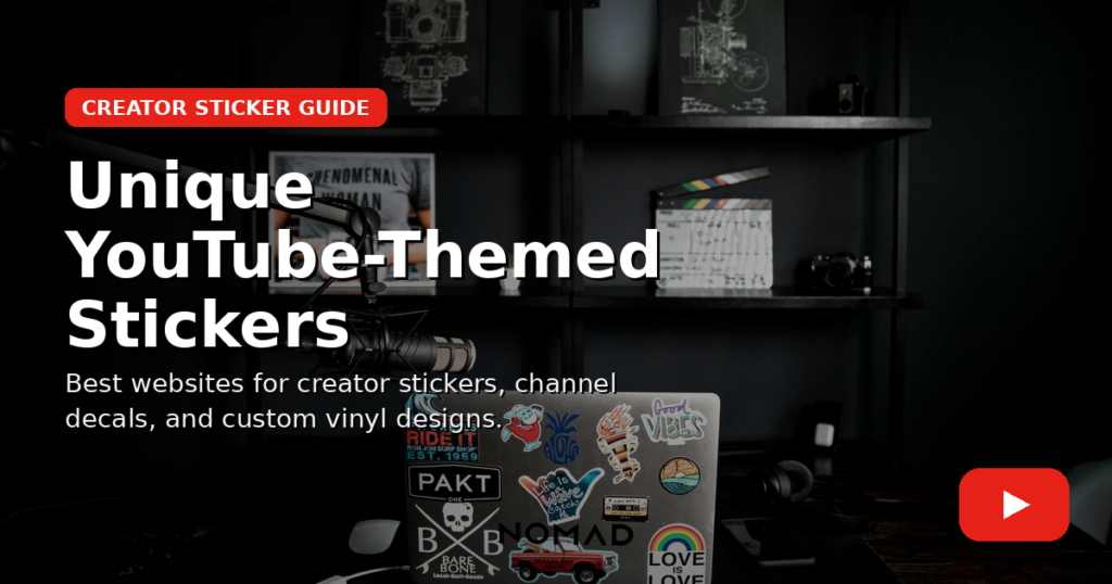 Where To Find Unique YouTube-Themed Stickers