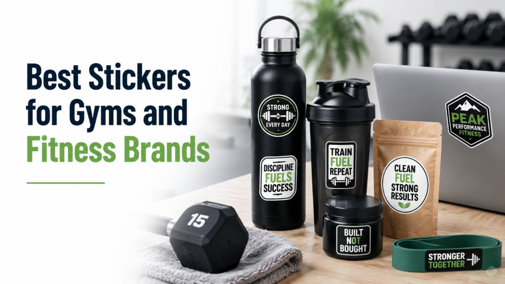 Best Stickers for Gyms and Fitness Brands